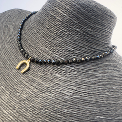 Чокер "Подкова Удачи" со шпинелью