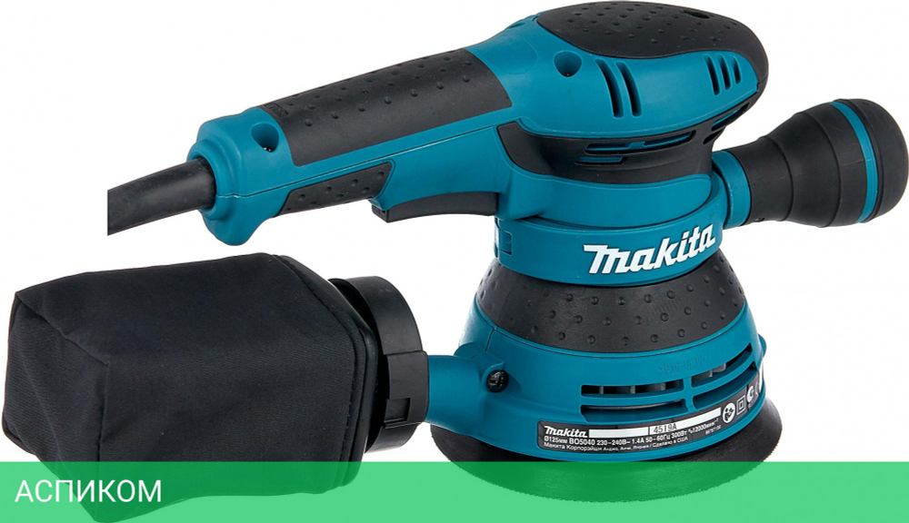 Эксцентриковая шлифмашина Makita BO 5040 в коробке