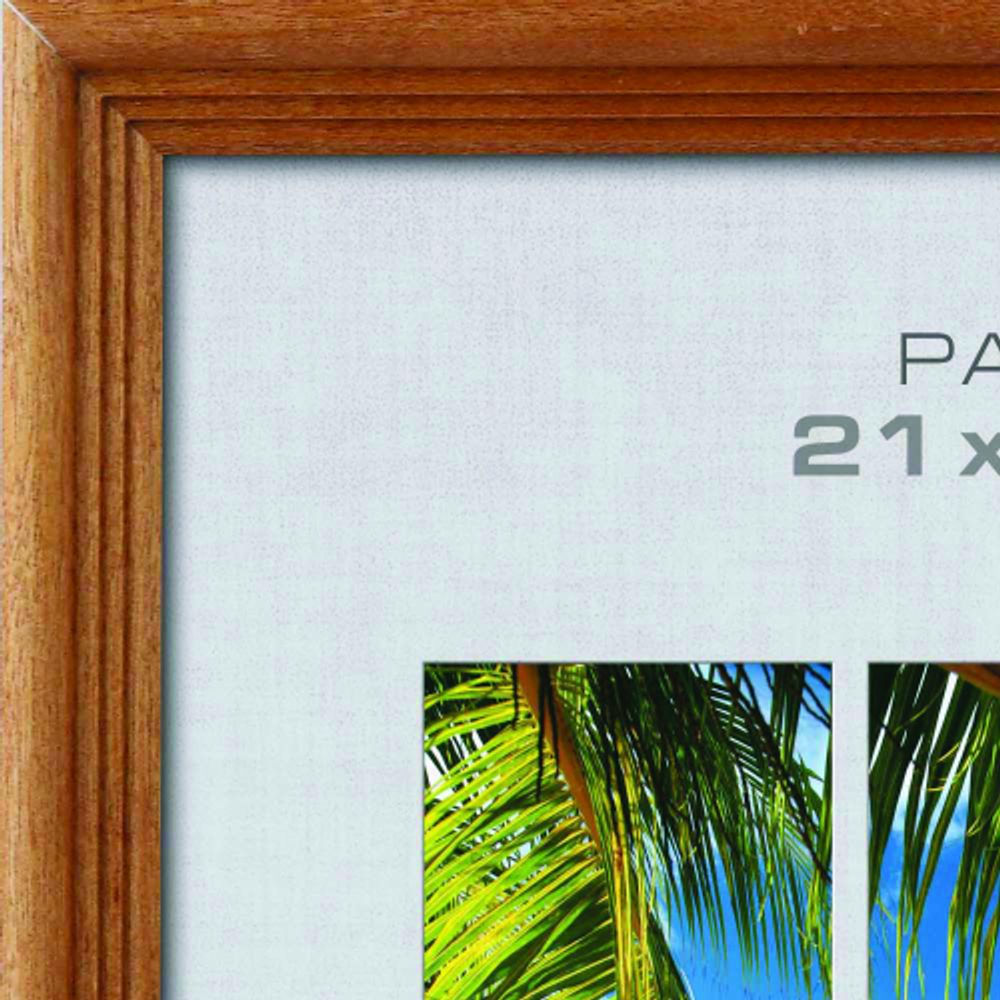 Фоторамка Image Art С18 30х40 деревянная из сосны, цвет бронза, вставка-прозрачный пластик (12шт) | Image Art
