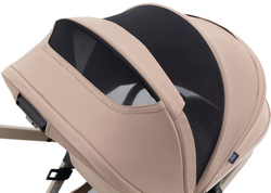 Коляска Agex Prima Pro 3 в 1 с автокреслом i-Team Grey APP232 Beige (Бежевый)