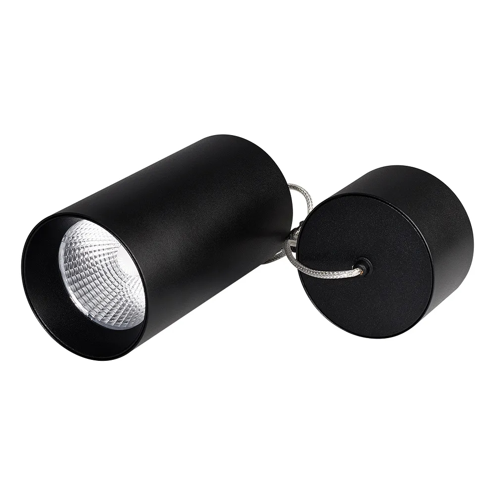 Светильник SP-POLO-HANG-R85-15W White5000 (BK-BK, 40 deg) (Arlight, IP20 Металл, 3 года) 027422