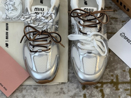 New Balance x Miu Miu 530 SL Silver Metallic
