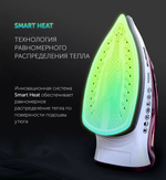 Утюг POLARIS PIR 2668AK Белый/Розовый