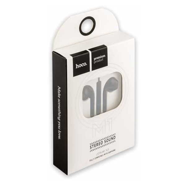 Наушники Hoco M1 Original Series Earphone для Apple с пультом управления Черные