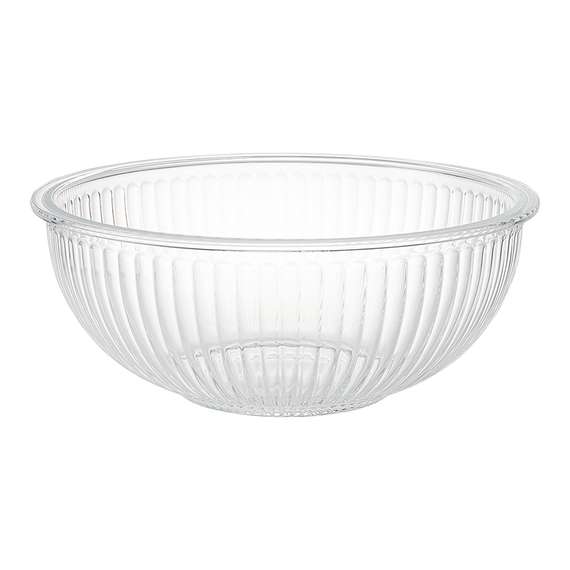 Чаша стеклянная с бамбуковой крышкой harmy, 3,5 л