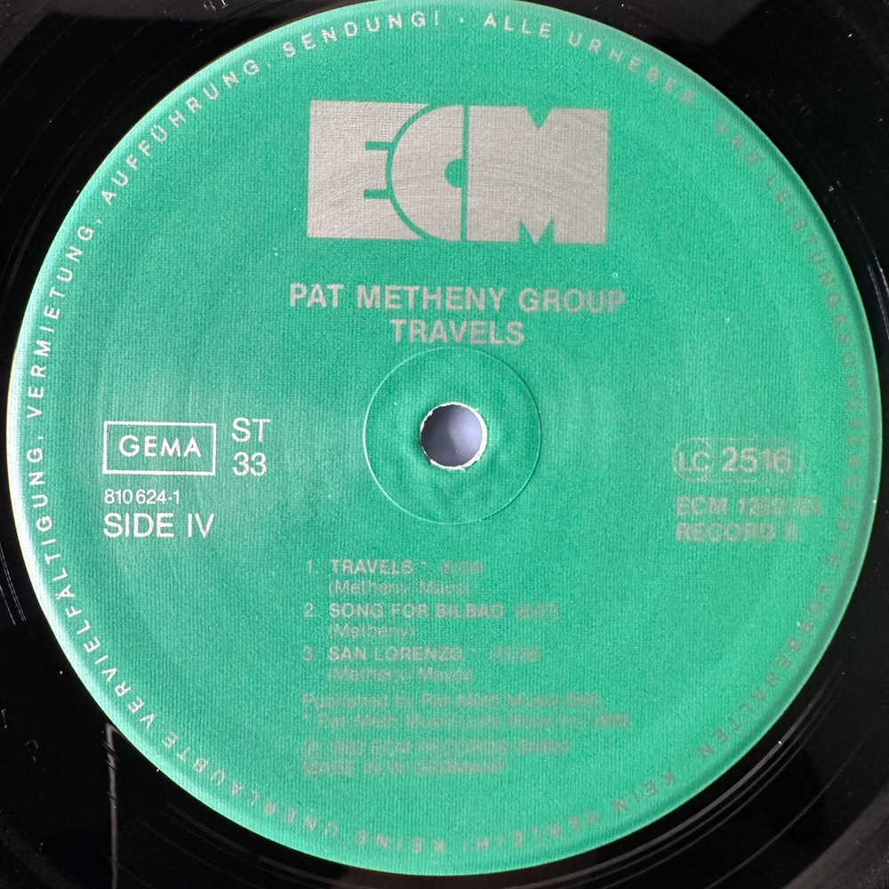 Pat Metheny Group ‎– Travels 2LP (Германия 1983г.)