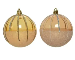 Набор пластиковых шаров Золотой песок 80 мм., 12 шт, Kaemingk (020983)