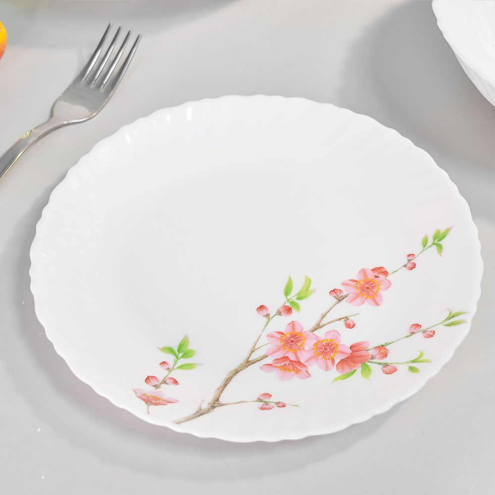 Столовый набор 13 предметов "Флора", стеклокерамика, Jewel 6933