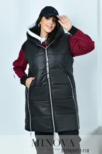 Костюм 21-118-марсала-черный Minova