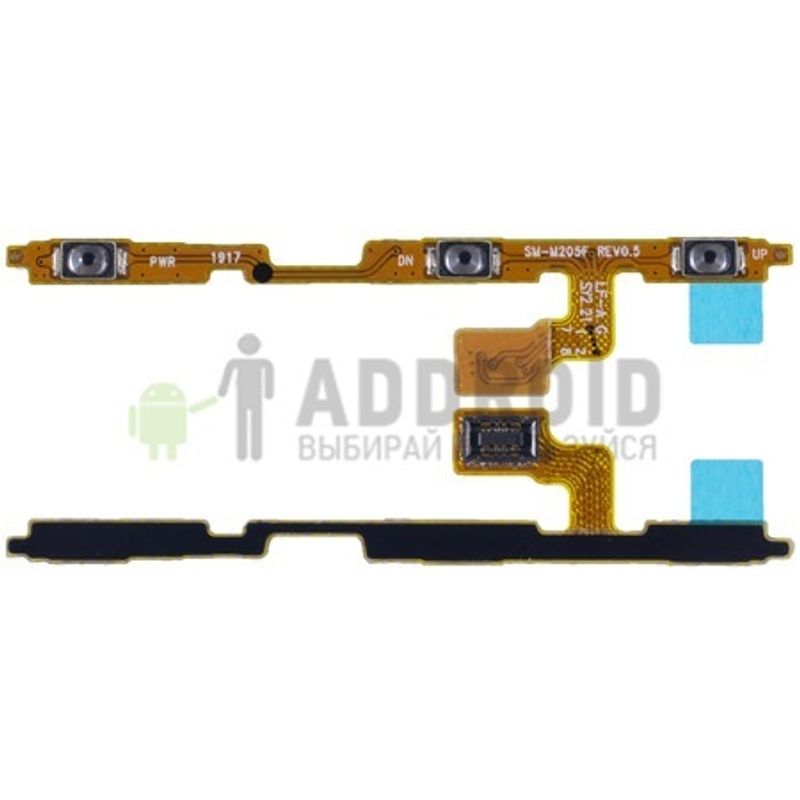 Шлейф с кнопками включения и регулировки громкости для Samsung Galaxy A10 (SM-A105F)