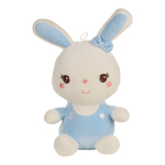 Заяц в комбензоне и с бантом на ухе №2 18x30x18см. (Hand)