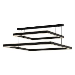 Citilux Дуэт CL719K211 LED Люстра подвесная с пультом Чёрная