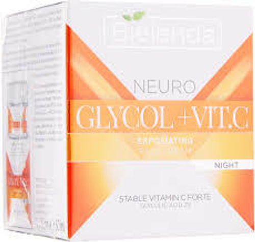 Bielenda Neuro Glycol+Vit.C Night 50ml Отшелушивающий крем от пигментных пятен ночь