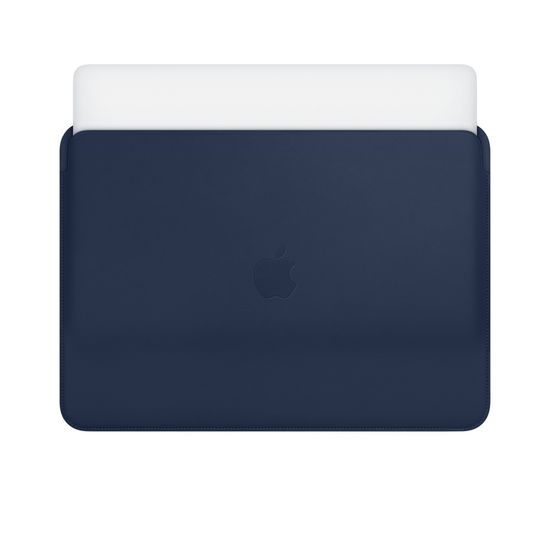 Apple Leather Sleeve for MacBook Pro 13‑inch Midnight Blue (Тёмно-синий)