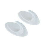 Крючок самоклеящийся набор 10шт "Овальчик" цвет белый М2231