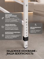 Массажный стол складной с регулировкой высоты Massagecomplekt, 190*70, c изголовьем и подлокотниками