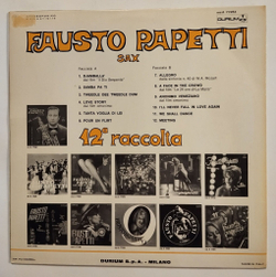 Винтажная виниловая пластинка LP Fausto Papetti 12a Raccolta (Italy 1971)