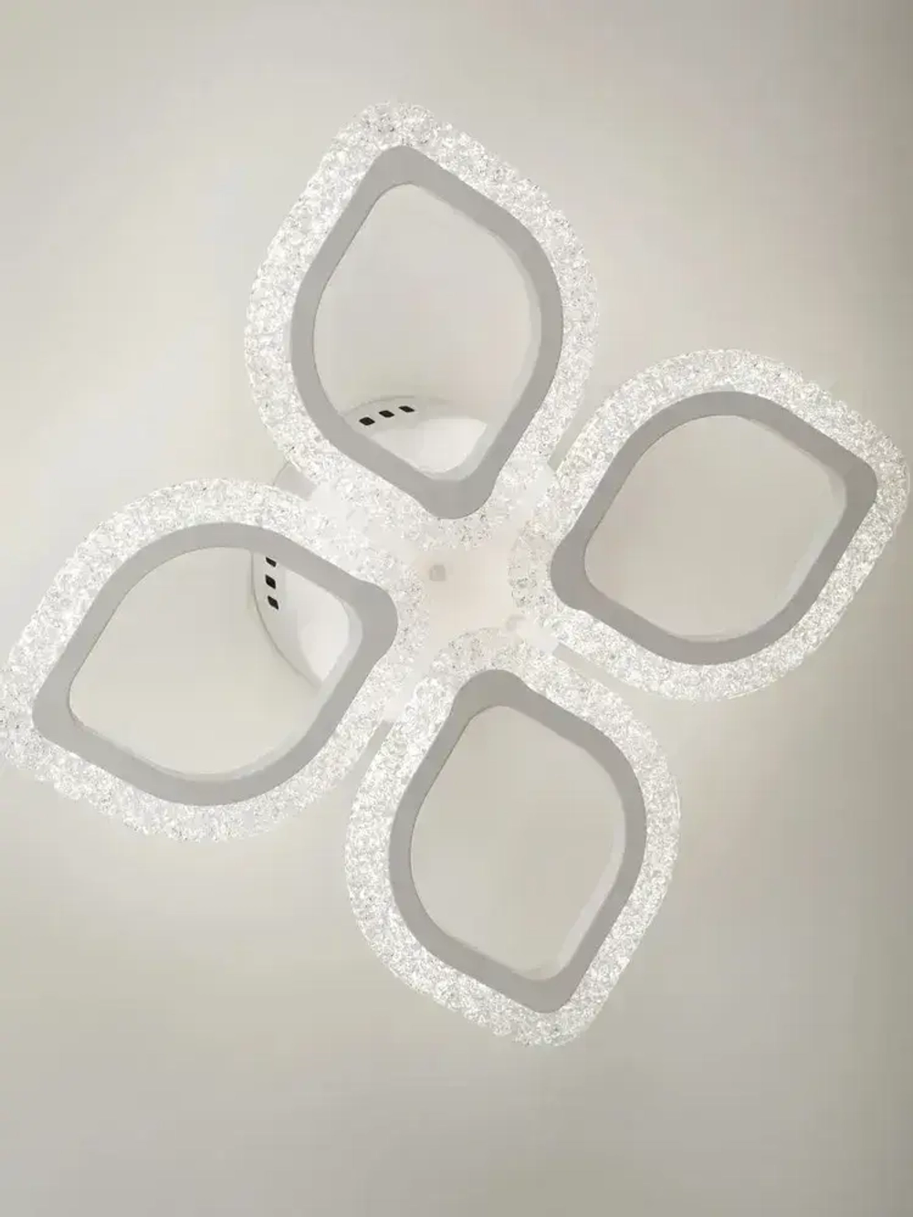 Люстра потолочная светодиодная с пультом ДУ Rivoli белая 56Вт 2800-6300К, светильник на кухню, в детскую, в спальню