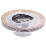 Салатник 14*4см «DOLCE VITA» в наборе 8шт, золото