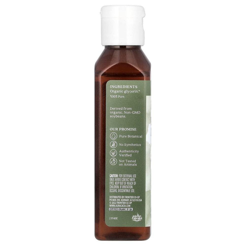 Aura Cacia, Масло для ухода за кожей, растительный глицерин, 118 мл (4 жидк. унц.)