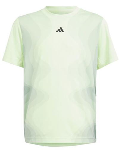 Футболка для мальчика теннисная Adidas Pro Tee Kids - semi green spark