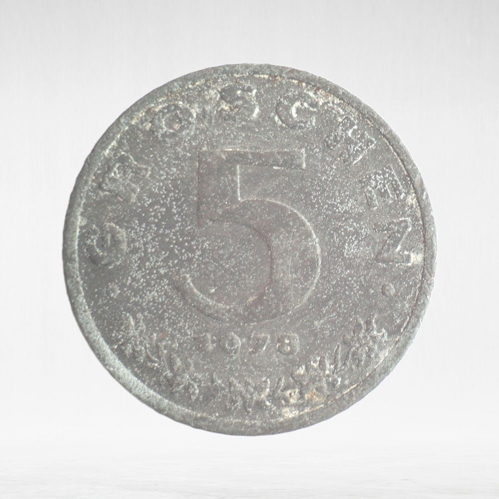 Austria, 5 Groschen, 1978, F
