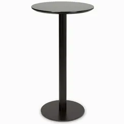 Барный стол Calgary Ø60х110 см, черный меламин