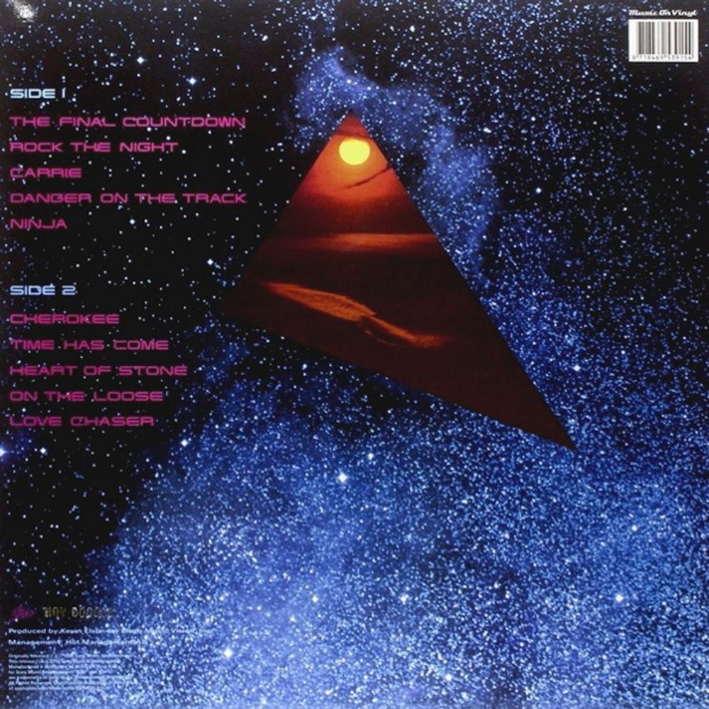 EUROPE. The Final Countdown, LP, Black Vinyl, новая запечатанная пластинка