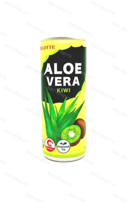 Напиток негазированный Aloe Vera Kiwi, Lotte, 240 мл.