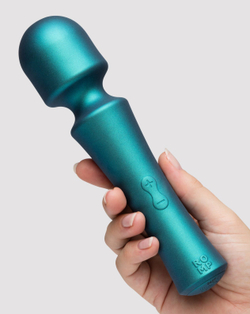 Зеленый wand-вибратор Romp Presto - 20 см.