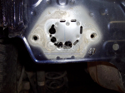 Фаркоп оцинкованный Galia H079A для Honda Jazz 2008-2014(паспорт и сертификат в комплекте)(без электрики)