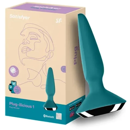 Анальная пробка с вибрацией Satisfyer Plug Ilicious 1 (мятный)