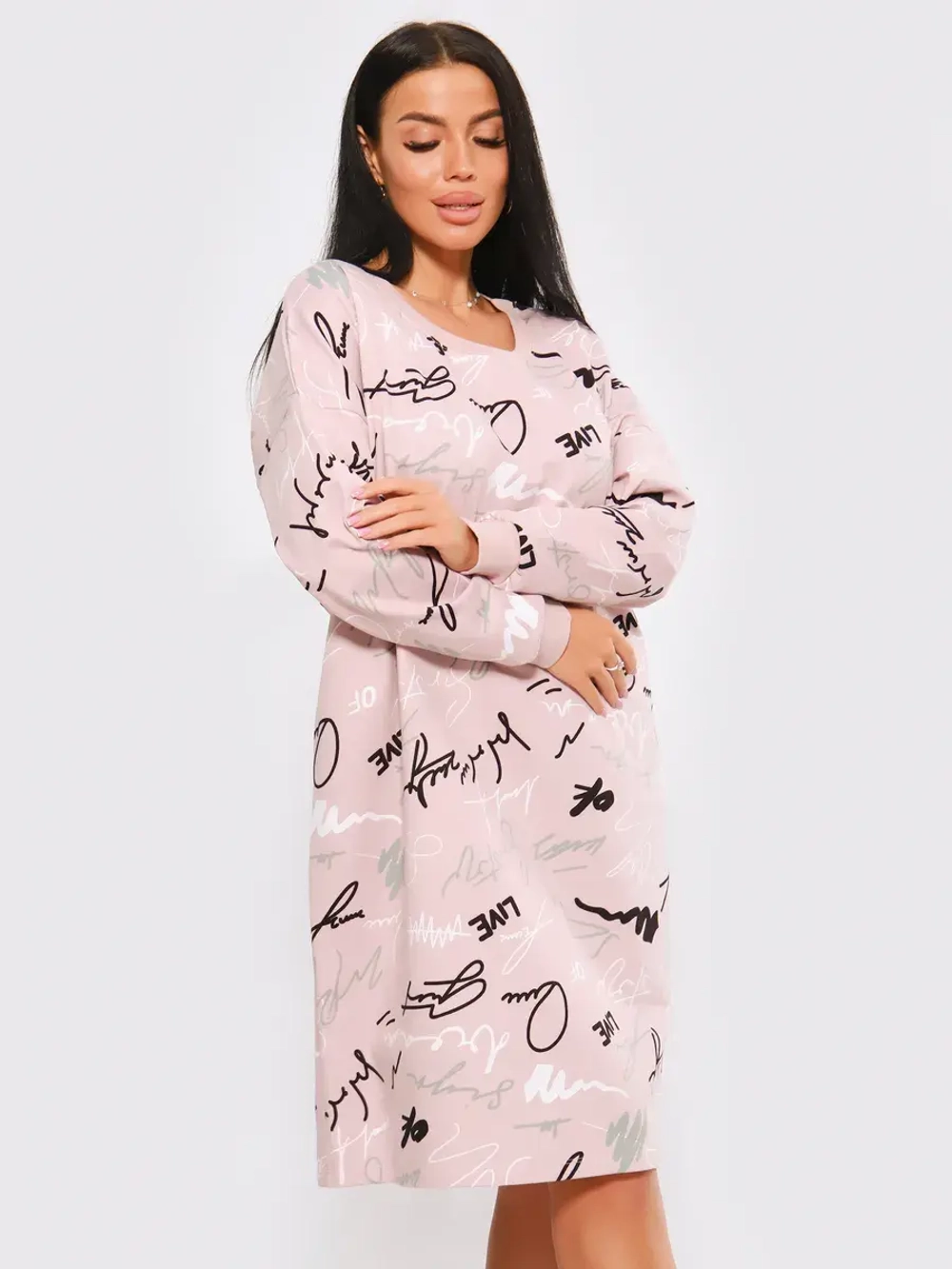 Ночная сорочка утеплённая