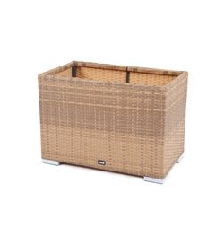 Лунго, кашпо для цветов большое плетеное