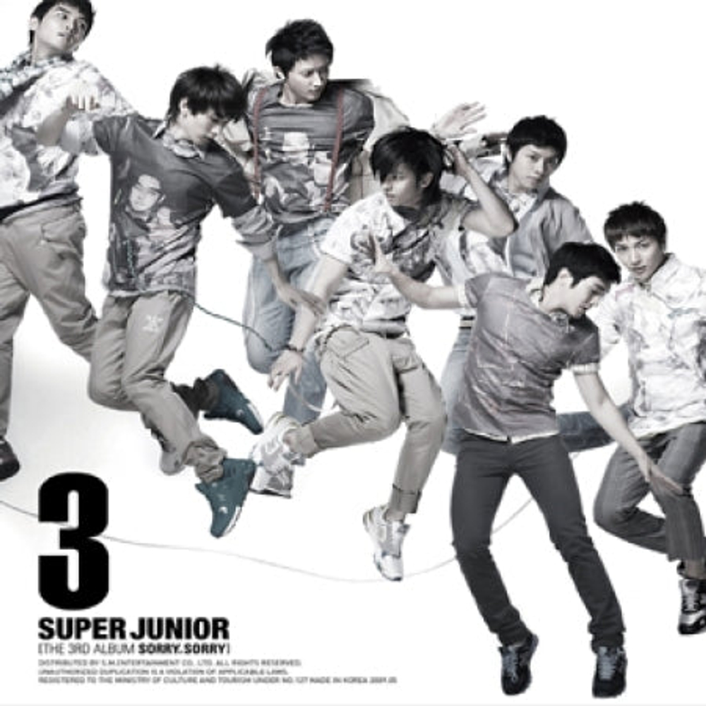 Альбом SUPER JUNIOR - SORRY, SORRY 3rd Album C Version