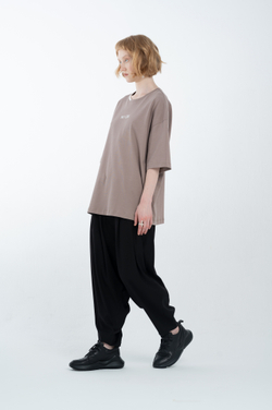 Футболка oversize из плотного трикотажа