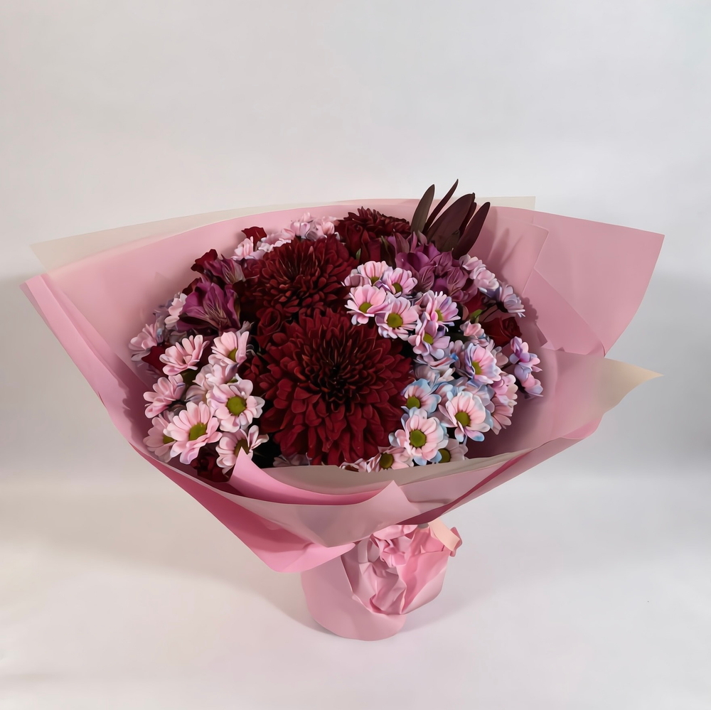 Букет Багровый M