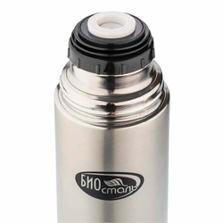 Термос Biostal (0,75 литра) 2 чашки, стальной