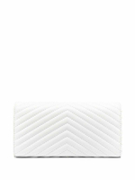 LOVE BIRDS QUILTED WALLET - white