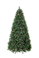 Ель с шишками «Снежная королева зелёная» (Пвх) от 1,2 м до 2,7 м