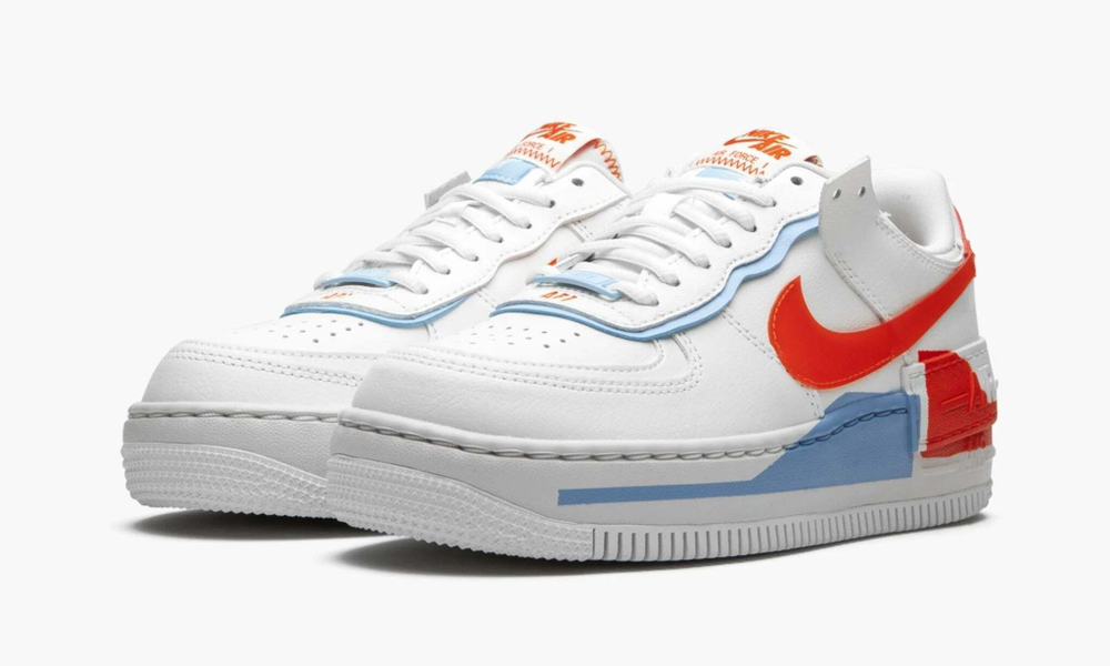 Air Force 1 Low Shadow WMNS "Summit White Team Orange"