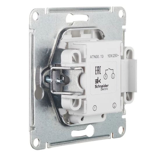 Выключатель Systeme Electric ATLASDESIGN 1 клавиша с индикатором бежевый 35984