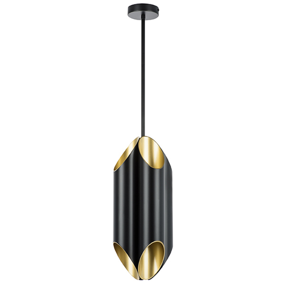 720087 Люстра SIENA 8х40W G9 ЧЕРНЫЙ/ЗОЛОТО