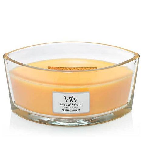 Прибрежная мимоза, ароматическая свеча эллипс, WoodWick