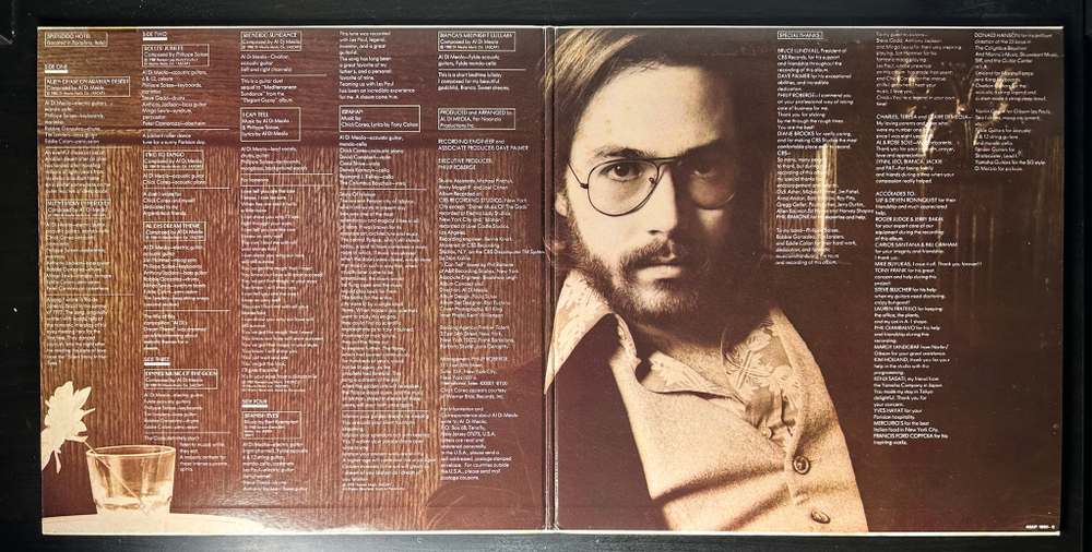 Al Di Meola ‎– Splendido Hotel 2LP (Япония 1980г.)