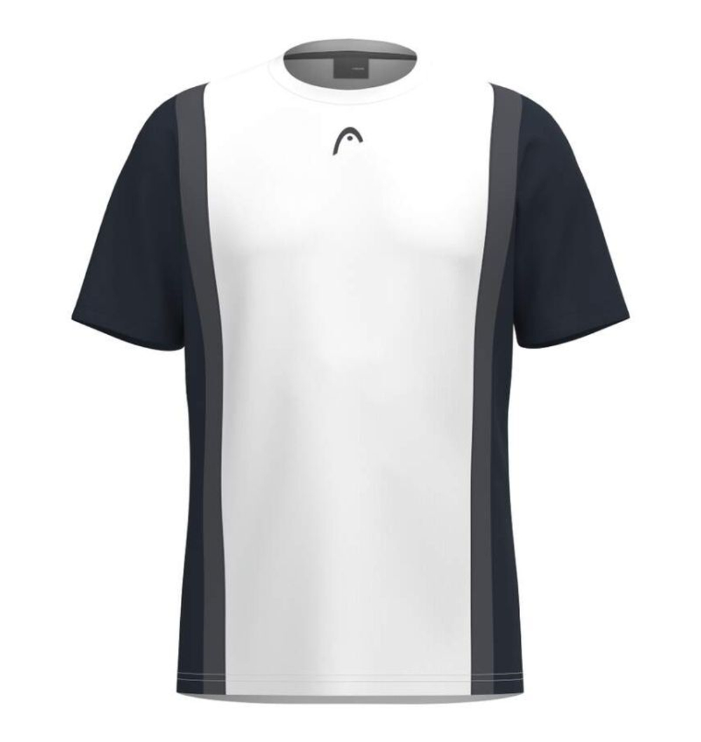 Футболка для мальчика теннисная Head Boys Club 25 Tech - navy/wh
