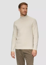 Текстурированная водолазка с деталями шва