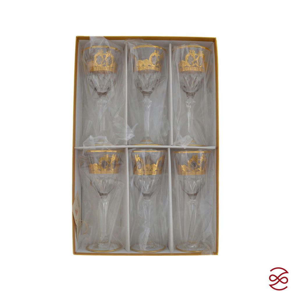 Набор бокалов для вина Art Deco` Coll.Orhidea 220 мл 6 шт