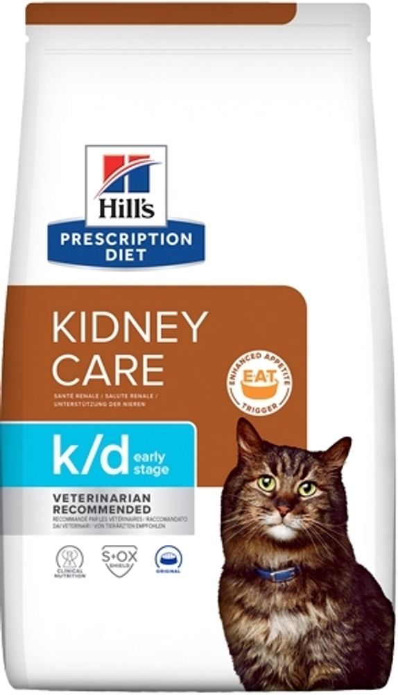 Сухой диетический корм Hill&#39;s Prescription Diet k/d Early Stage для кошек при ранней стадии болезни почек 1,5 кг