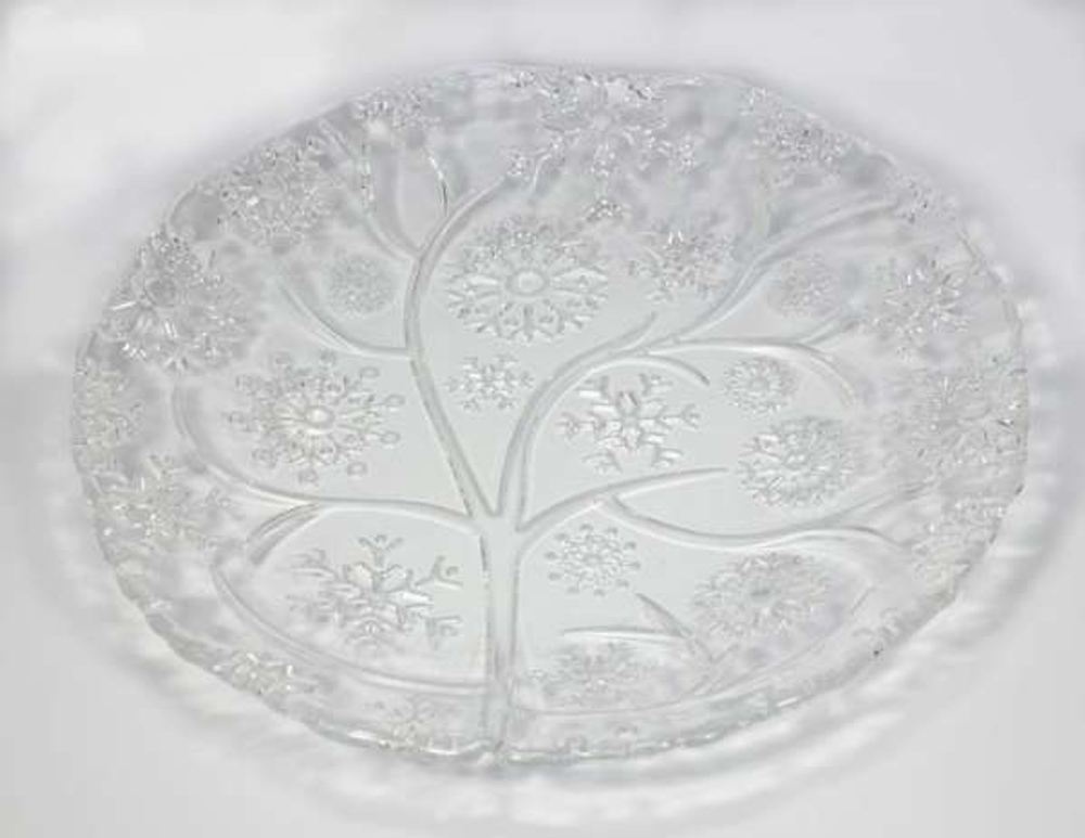 Блюдо для центра стола 36см IVV Снежные хлопья